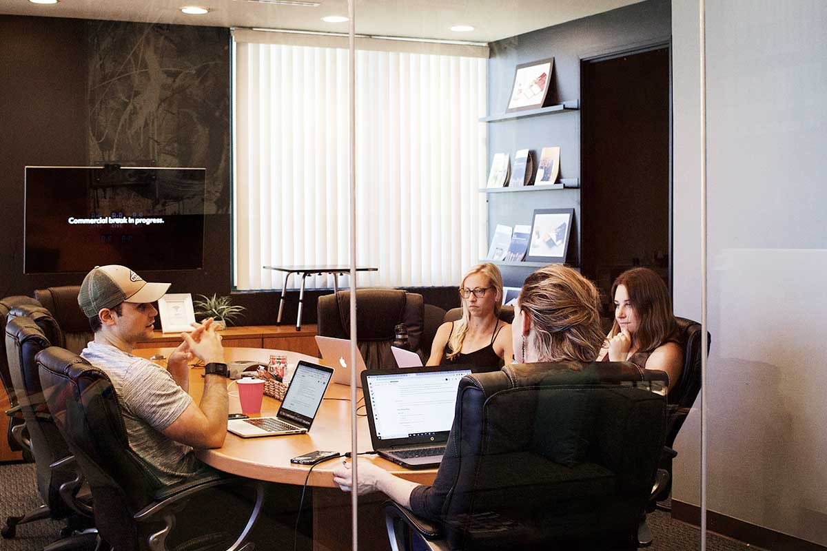 Reunião de equipa de trabalho